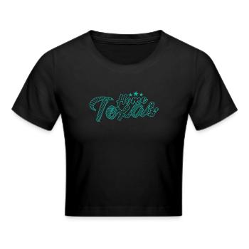 Accueil Texas États-Unis Amérique État - Crop top - noir - Devant - Marisol (170cm)