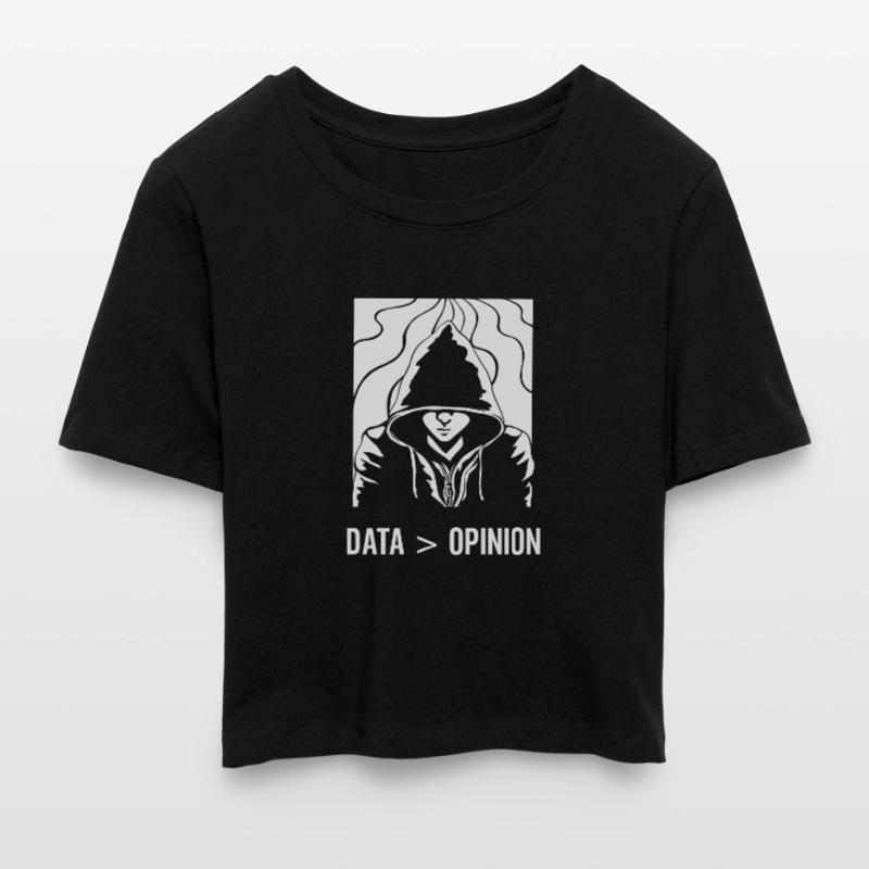 Code Codeur de données > d’opinion Programmeur de code de codage Crop top
