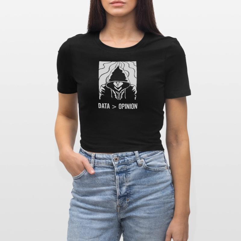 Code Codeur de données > d’opinion Programmeur de code de codage Crop top