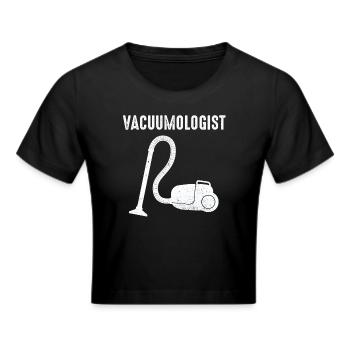 Vakuumloge Staubsauger - Frauen Cropped T-Shirt - Schwarz - Vorne - Marisol (170cm)