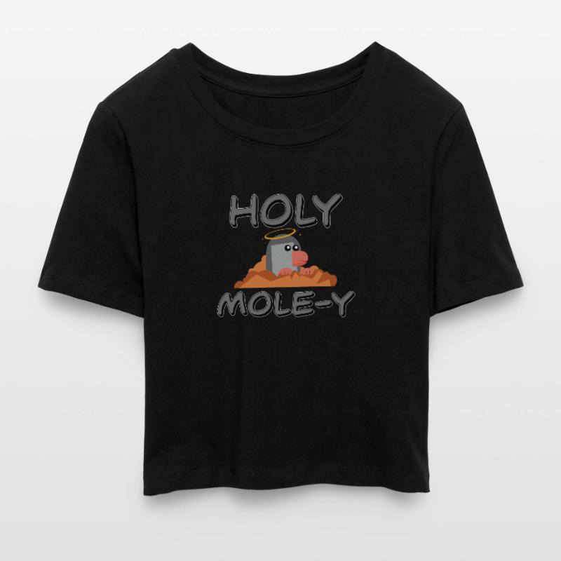 Funny Holy Mole-y Mole Problems For A Chemistry Cropped T-Shirt