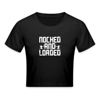Archery - Cropped T-Shirt - black - Front - Marisol (170cm)