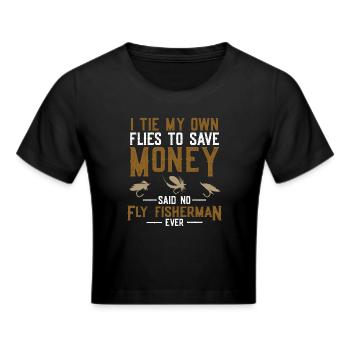 Fliegenfischer-design Für - Crop top - noir - Devant - Marisol (170cm)