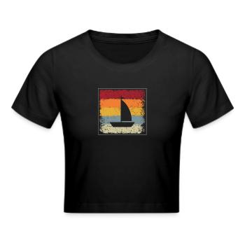 Rétro de la voile - Crop top - noir - Devant - Marisol (170cm)