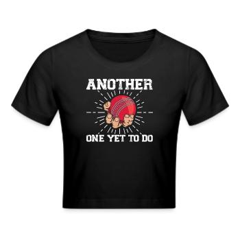 Another one is still pending - Cropped T-Shirt - black - Front - Marisol (170cm)