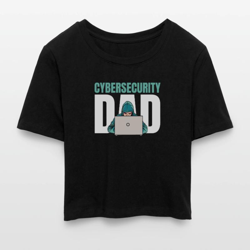 Developer, Coder, Programmer, Dad Cropped T-Shirt