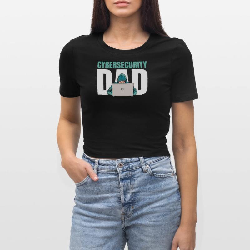 Developer, Coder, Programmer, Dad Cropped T-Shirt