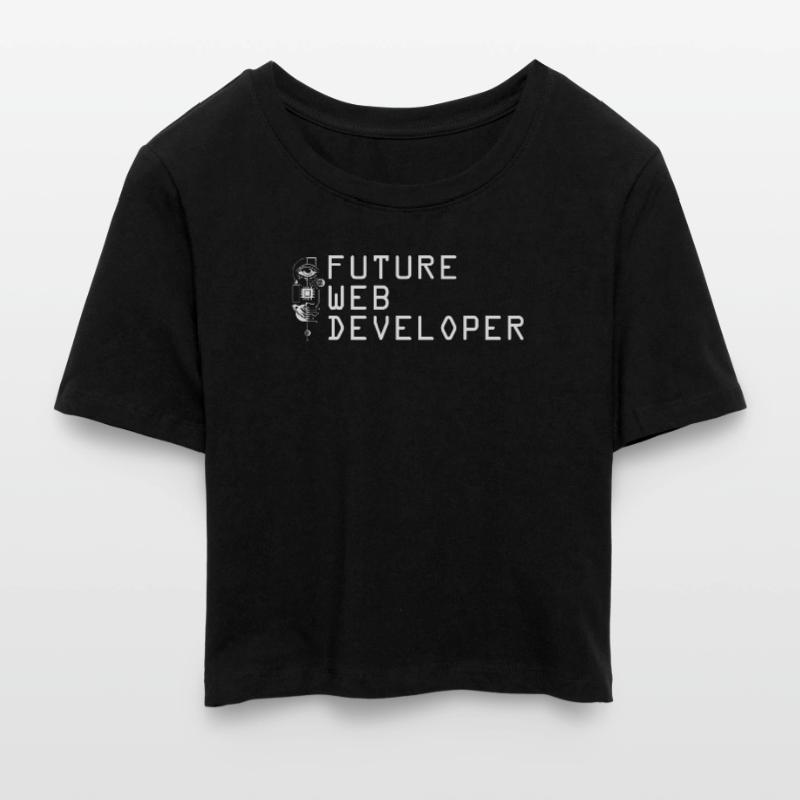 Web Developer Web Developer Future Cropped T-Shirt