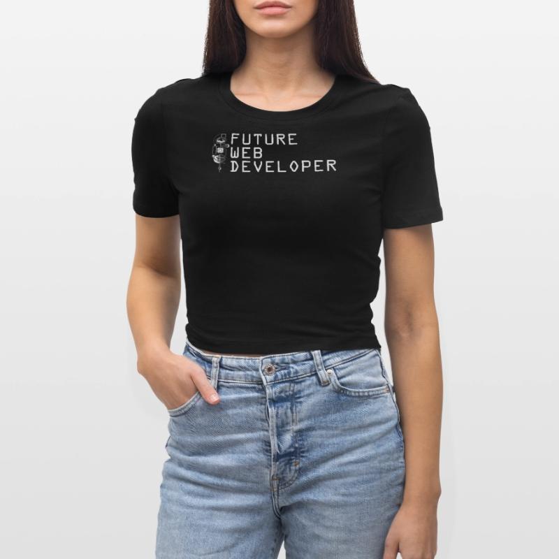 Web Developer Web Developer Future Cropped T-Shirt