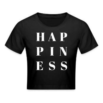 Bonheur - Crop top - noir - Devant - Marisol (170cm)