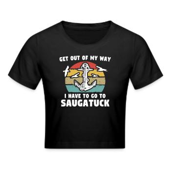 Saugatuck (Michigan) - Crop top - noir - Devant - Marisol (170cm)