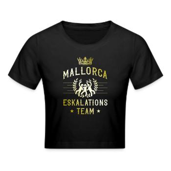 Mallorca Eskalation - Frauen Cropped T-Shirt - Schwarz - Vorne - Marisol (170cm)