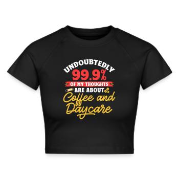 Childcare Teacher Educator - Cropped T-Shirt - black - Front - Marisol (170cm)