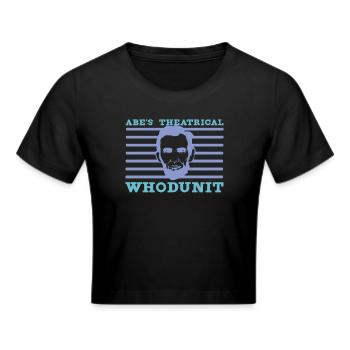 Abraham Lincoln Theater Theatre US History - Cropped T-Shirt - black - Front - Marisol (170cm)