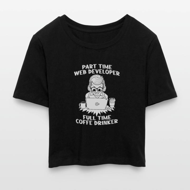 Web Developer Web Developer Cropped T-Shirt