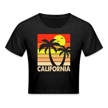 Californie - Crop top - noir - Devant - Marisol (170cm)