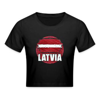 Lettonie - Crop top - noir - Devant - Marisol (170cm)