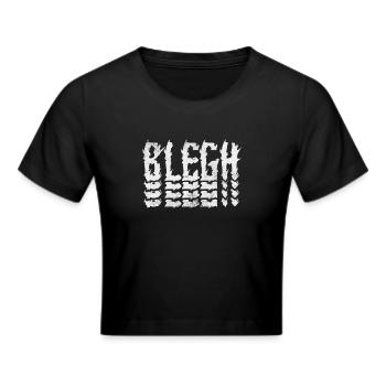 Death metal - Cropped T-Shirt - black - Front - Marisol (170cm)