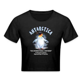 Antarctique - Le continent international - Crop top - noir - Devant - Marisol (170cm)