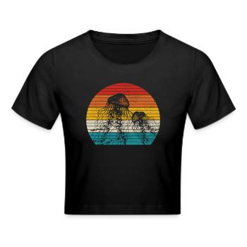 Cadeau de méduse - Crop top - noir - Devant - Marisol (170cm)