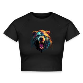 Ours grizzli - Crop top - noir - Devant - Marisol (170cm)