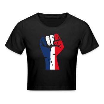 France patriote - Crop top - noir - Devant - Marisol (170cm)
