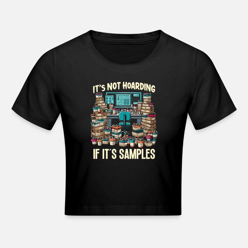 Microbiologiste Microbiologie Laboratoire Biologie des staphylocoques - Crop top - noir