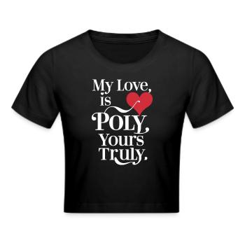 Communauté polyamoureuse Parentalité polyamoureuse - Crop top - noir - Devant - Marisol (170cm)