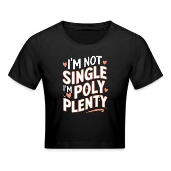 Communauté polyamoureuse Parentalité polyamoureuse - Crop top - noir - Devant - Marisol (170cm)