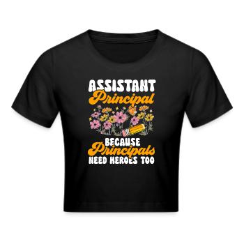 Directeur adjoint - Crop top - noir - Devant - Marisol (170cm)
