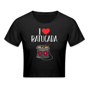 Humour tambour batucada - Crop top - noir - Devant - Marisol (170cm)