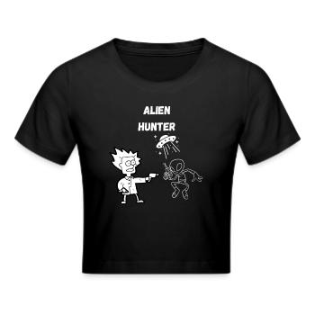 Chasseur d’extraterrestres 2.0 - Crop top - noir - Devant - Marisol (170cm)