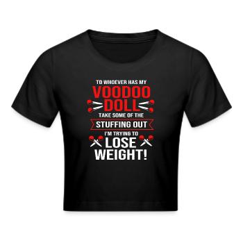 Vaudou - Crop top - noir - Devant - Marisol (170cm)