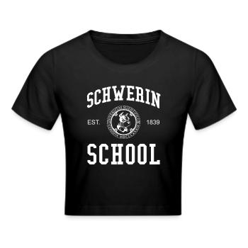 Schwerin School Universität Schule Uni University - Cropped T-Shirt - black - Front - Marisol (170cm)