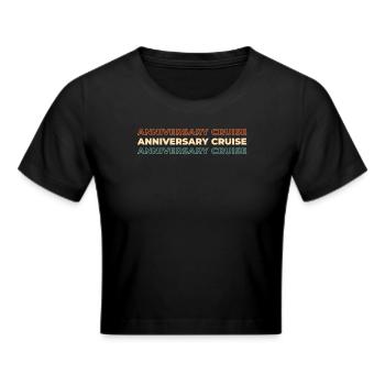 Cruise - Cropped T-Shirt - black - Front - Marisol (170cm)