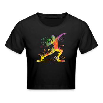 Lanceur de poids Colorsplash Lancer de poids - Crop top - noir - Devant - Marisol (170cm)