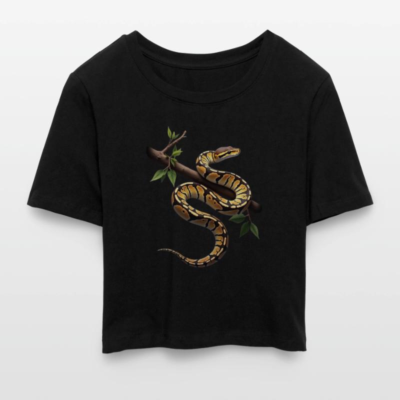 Roi Python Serpents Amoureux Terrarium Python Crop top