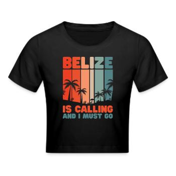Belize Latino Belizean Belizean Maya Cadeau - Crop top - noir - Devant - Marisol (170cm)