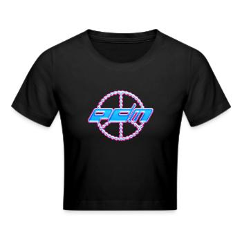 EDM 90er Ästhetik Retro Techno Trance Rave - Frauen Cropped T-Shirt - Schwarz - Vorne - Marisol (170cm)