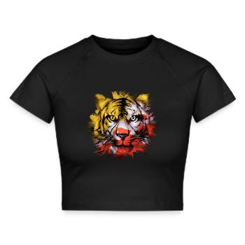Bhoutan - Crop top - noir - Devant - Marisol (170cm)
