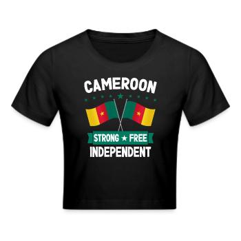 Cameroun - Crop top - noir - Devant - Marisol (170cm)