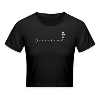 Grönland - Frauen Cropped T-Shirt - Schwarz - Vorne - Marisol (170cm)