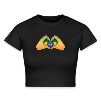 Éthiopie - Crop top - noir - Devant - Marisol (170cm)
