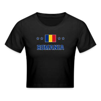 Roumanie - Crop top - noir - Devant - Marisol (170cm)