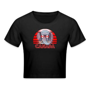 Canada - Crop top - noir - Devant - Marisol (170cm)