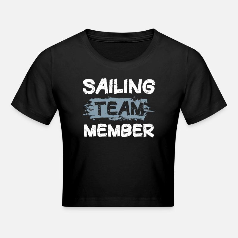 Équipe de voile - Crop top - noir