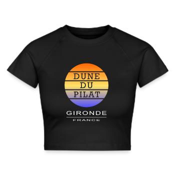 Dune du Pilat 2022 - Gironde / France - Crop top - noir - Devant - Marisol (170cm)