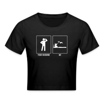 Son mari - I - chassant les oiseaux volants - Crop top - noir - Devant - Marisol (170cm)