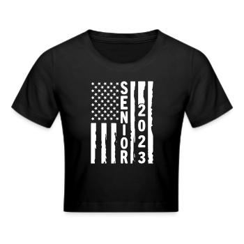 Senior 2023 - Cropped T-Shirt - black - Front - Marisol (170cm)