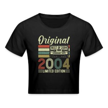 2004 - Anniversaire Vintage - Crop top - noir - Devant - Marisol (170cm)